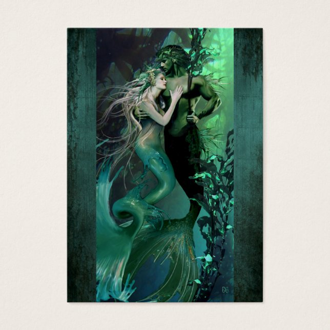 Cartes De Visite Étiquette cadeau de dévotion (Devant)