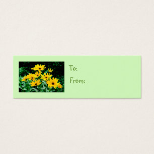 Cartes De Visite Étiquette Cadeau Rudbeckies