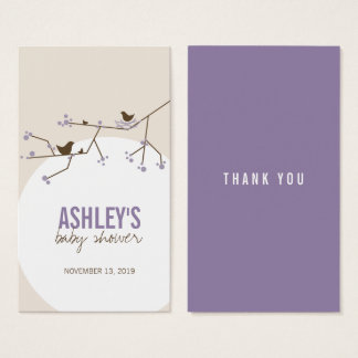 Cartes De Visite Étiquette de cadeau DIY pour la fête prénatale de