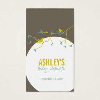 Cartes De Visite Étiquette de cadeau DIY pour la fête prénatale de