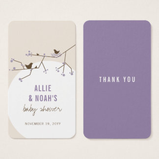 Cartes De Visite Étiquette de cadeau DIY pour la fête prénatale de