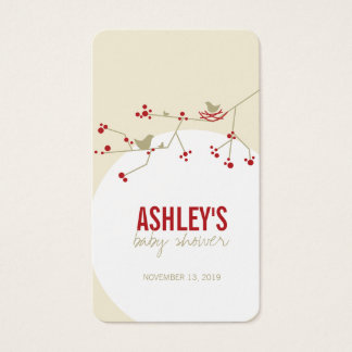 Cartes De Visite Étiquette de cadeau DIY pour la fête prénatale de