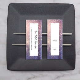 Cartes De Visite Étiquette de mode Chic Hanging Afficher le prix