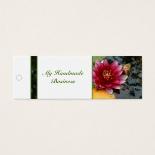 Cartes De Visite Étiquette de nénuphar