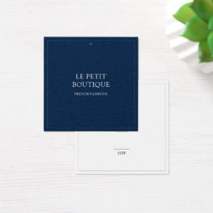Cartes De Visite Étiquette de prix à bascule Carré de magasin de vê