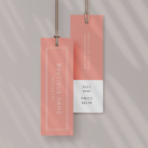 Cartes De Visite Étiquette de prix Avery Blush pour vêtements