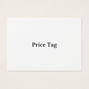 Cartes De Visite Étiquette de prix carrée personnalisée 6,35 cm x 6