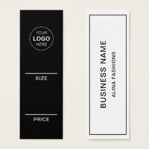 Cartes De Visite étiquette de prix d'affichage de logo d'entreprise