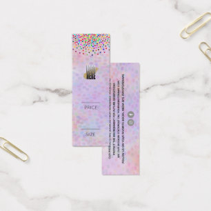 Cartes De Visite Étiquette de prix de magasin de vêtements pour enf