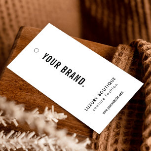 Cartes De Visite Étiquette de Suspendre de Marque de Boutique de Vê