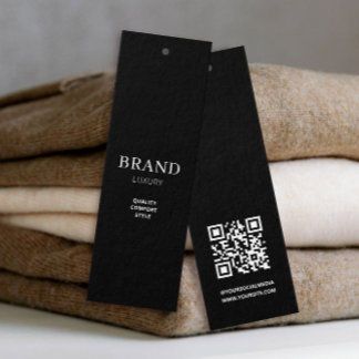 Cartes De Visite Étiquette de vêtements de marque minimaliste d'ent