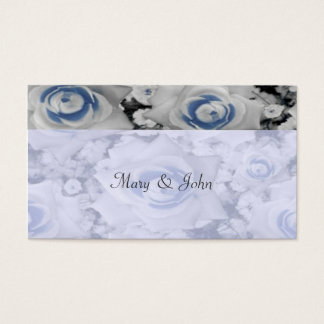 Cartes De Visite Étiquette Favour Mariage Rose