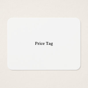 Cartes De Visite Étiquette Mighty personnalisée, 8,9 cm x 6,4 cm