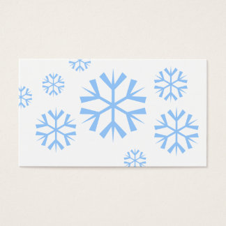 Cartes De Visite Étiquettes cadeaux Snowflakes