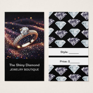 Cartes De Visite Étiquettes de prix de bijoux Étiquettes de prix pe