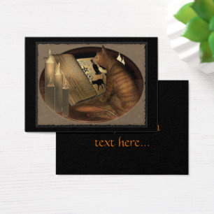 Cartes De Visite Étude d'ATC ACEO de leçons de chat
