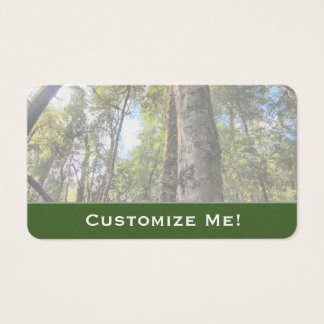 Cartes De Visite Eucalyptus gommiers de la forêt pluviale australie