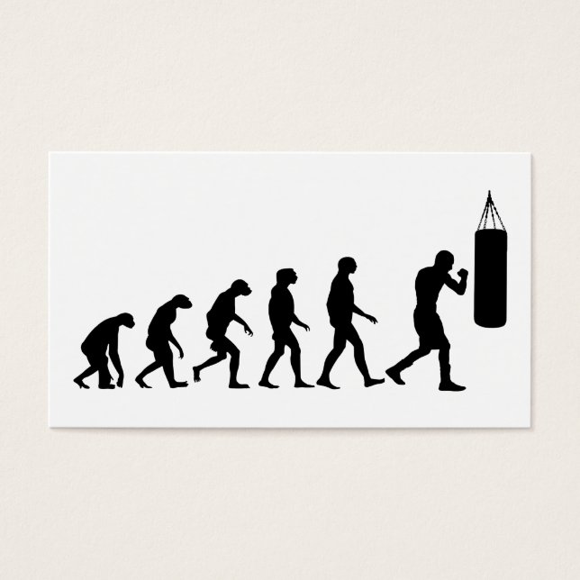 Cartes De Visite Évolution de la boxe (Devant)