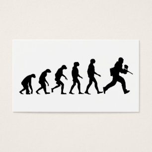 Cartes De Visite Évolution de Paintball
