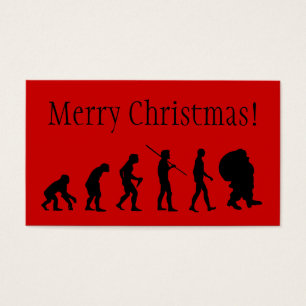 Cartes De Visite Evolution Of Santa Claus
