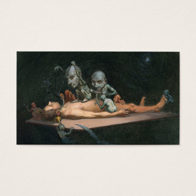 Cartes De Visite Expérience de mort imminente d'un homme et esprits (Devant)