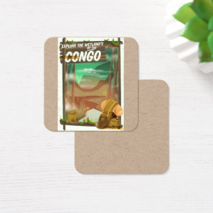 Cartes De Visite Explorez les zones humides du Congo