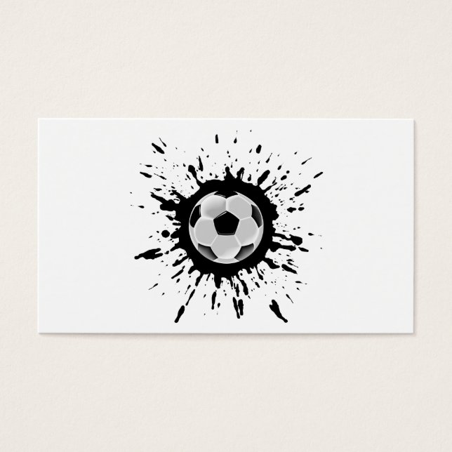 Cartes De Visite Explosion de football (Devant)