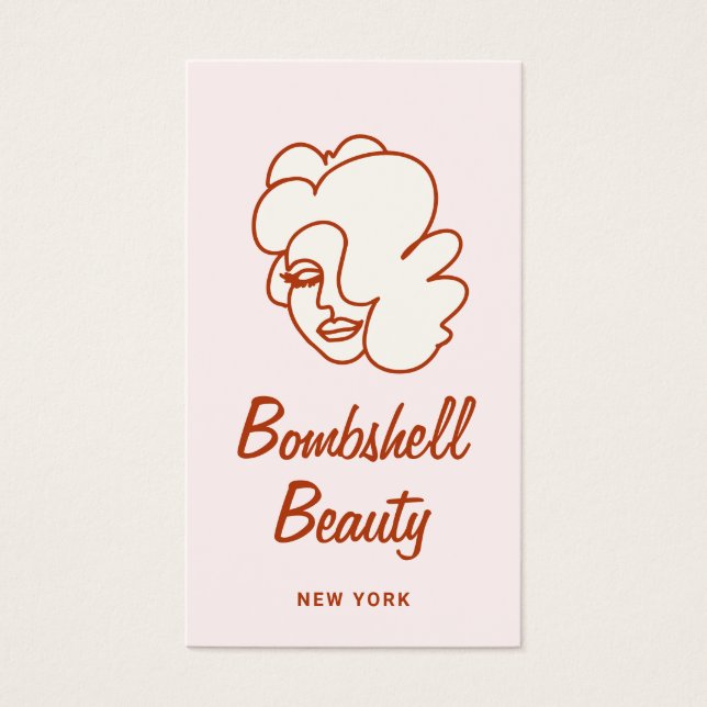 Cartes De Visite Extensions de Glam Lash Diva Retro Rose (Devant)