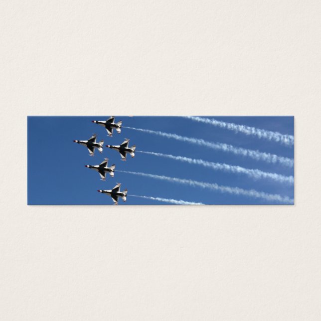 Cartes De Visite F-16 Formation de Delta Thunderbirds (Devant)