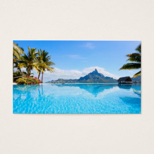 Cartes De Visite Fabuleux paysage marin tropical