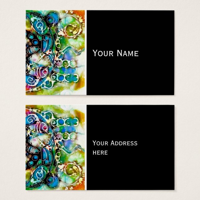 Cartes De Visite Façons De Vivre - Art Neurographique 7 (Devant & derrière)