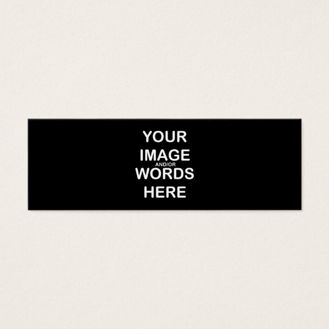 Cartes De Visite FAITES-LE VOUS-MÊME ~ Signet (Devant)