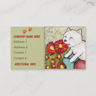 Cartes de visite faits sur commande de magasin de