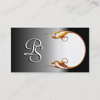Cartes de visite FAITS SUR COMMANDE de monogramme