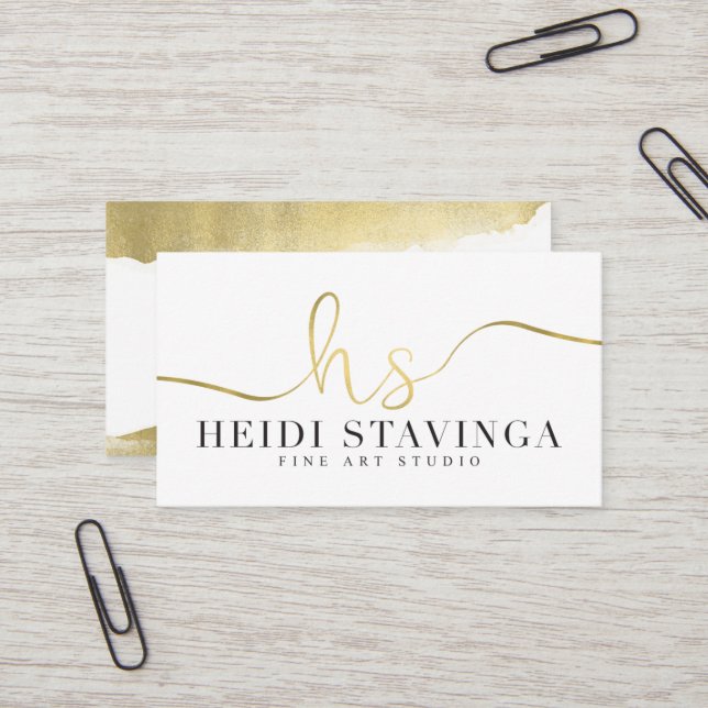 Cartes de visite faits sur commande : Heidi (Devant/Arrière en situation)