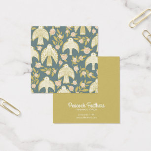 Cartes De Visite Falcons et Roses portant collier bijouterie