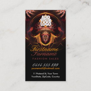 Cartes de visite fantaisistes exotiques et sombres