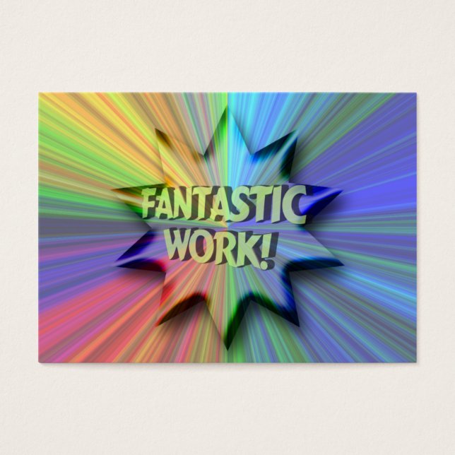 Cartes De Visite Fantastic Work ACEO Trading Card (Devant)