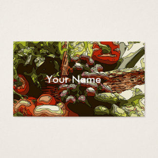 Cartes De Visite Farmers Market Fruits frais et légumes