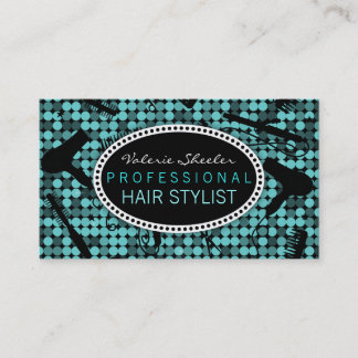 Cartes de visite fascinants turquoises frais de