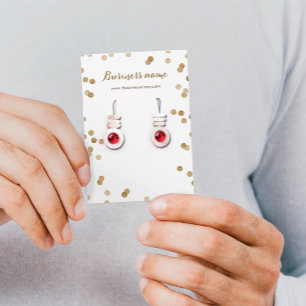 Cartes De Visite Faux Gold Parties scintillant Dots Arrière - plan