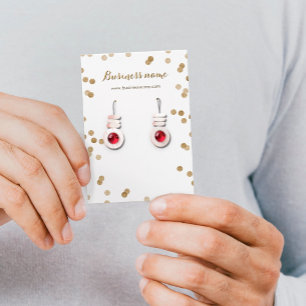 Cartes De Visite Faux Gold Parties scintillant Dots Arrière - plan