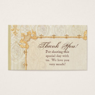 Cartes De Visite Favoriser les cartes-cadeaux - Fleur di Lys Damask