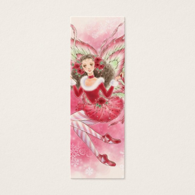 Cartes De Visite Fée de Noël Signet (Devant)