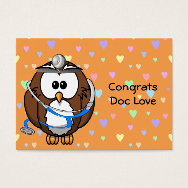 Cartes De Visite félicitations Doc Love (Devant)