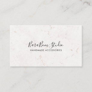 Cartes de visite féminines minimalistes modernes e