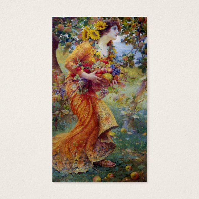 Cartes De Visite Femme avec prime d'été (Devant)