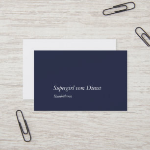 Cartes de visite femme de ménage