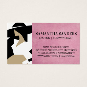 Cartes De Visite Femme en mode Poing