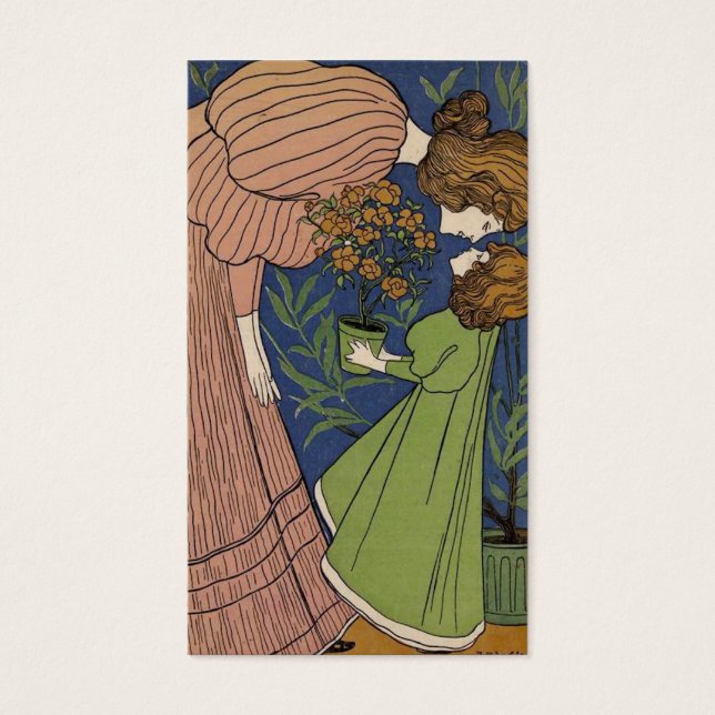 Cartes De Visite Femme et enfant (Devant)